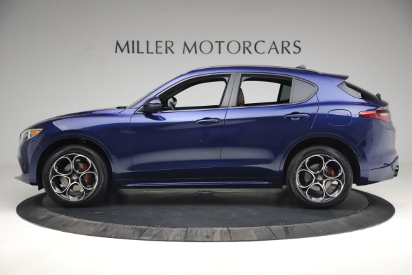 New 2021 Alfa Romeo Stelvio Ti Sport Q4 for sale Sold at Bugatti of Greenwich in Greenwich CT 06830 3