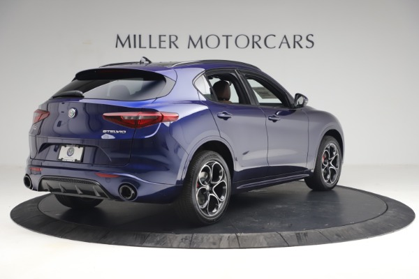 New 2021 Alfa Romeo Stelvio Ti Sport Q4 for sale Sold at Bugatti of Greenwich in Greenwich CT 06830 7