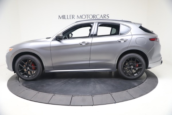 New 2021 Alfa Romeo Stelvio Ti Sport Q4 for sale Sold at Bugatti of Greenwich in Greenwich CT 06830 3