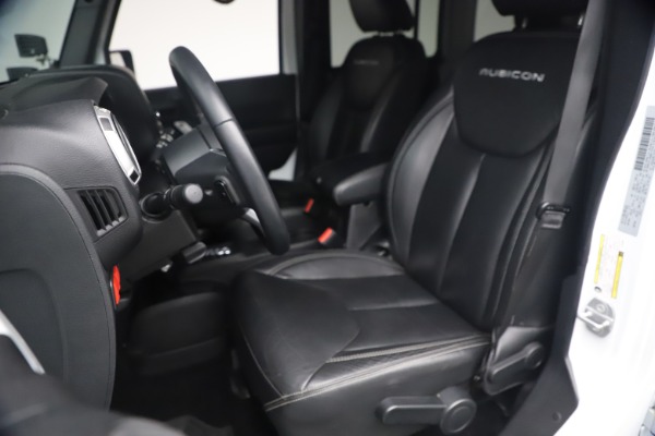 Used 2015 Jeep Wrangler Unlimited Rubicon Hard Rock for sale Sold at Bugatti of Greenwich in Greenwich CT 06830 16