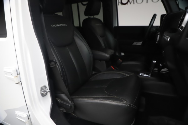 Used 2015 Jeep Wrangler Unlimited Rubicon Hard Rock for sale Sold at Bugatti of Greenwich in Greenwich CT 06830 19