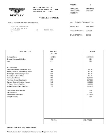 Used 2021 Bentley Bentayga Speed for sale Sold at Bugatti of Greenwich in Greenwich CT 06830 27