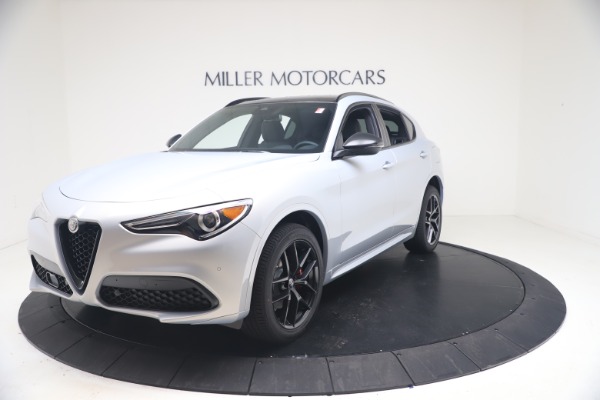 New 2021 Alfa Romeo Stelvio Ti Sport Q4 for sale Sold at Bugatti of Greenwich in Greenwich CT 06830 1