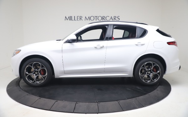 New 2021 Alfa Romeo Stelvio Ti Sport Q4 for sale Sold at Bugatti of Greenwich in Greenwich CT 06830 3