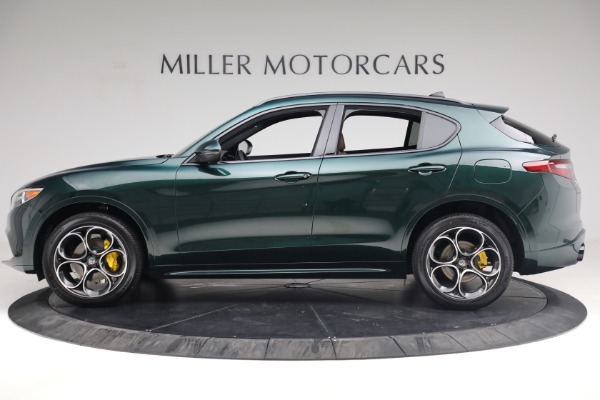 New 2021 Alfa Romeo Stelvio Ti Sport Q4 for sale Sold at Bugatti of Greenwich in Greenwich CT 06830 3