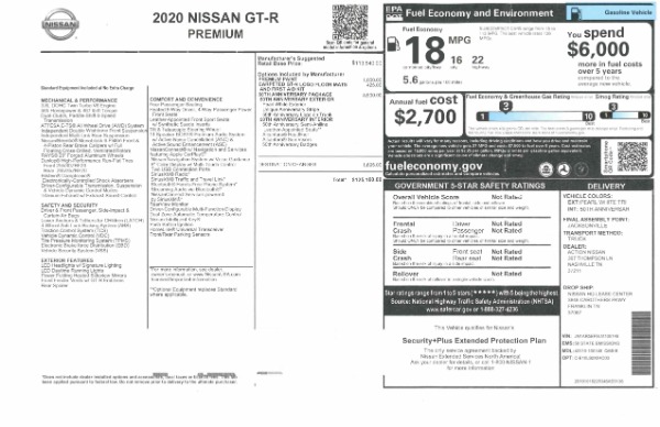 Used 2020 Nissan GT-R Premium for sale Sold at Bugatti of Greenwich in Greenwich CT 06830 23