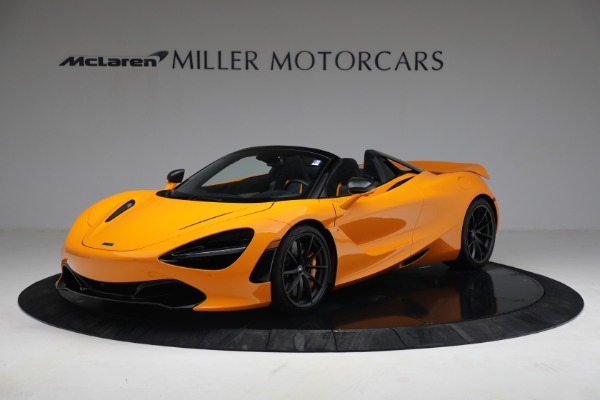 New 2021 McLaren 720S Spider for sale $378,110 at Bugatti of Greenwich in Greenwich CT 06830 1