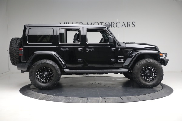 Used 2020 Jeep Wrangler Unlimited Sahara for sale Sold at Bugatti of Greenwich in Greenwich CT 06830 11