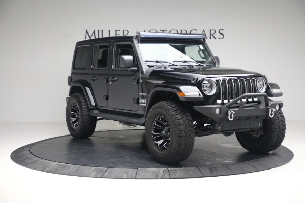 Used 2020 Jeep Wrangler Unlimited Sahara for sale Sold at Bugatti of Greenwich in Greenwich CT 06830 13