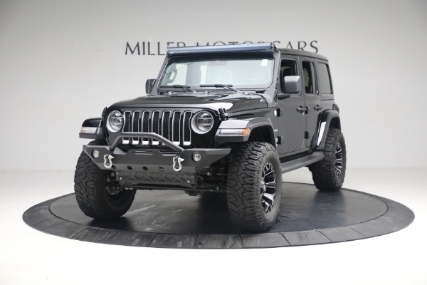 Used 2020 Jeep Wrangler Unlimited Sahara for sale Sold at Bugatti of Greenwich in Greenwich CT 06830 16