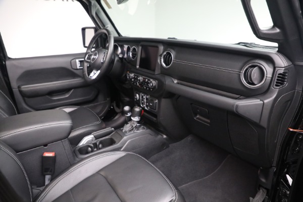 Used 2020 Jeep Wrangler Unlimited Sahara for sale Sold at Bugatti of Greenwich in Greenwich CT 06830 20