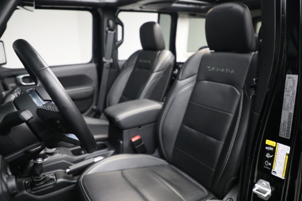 Used 2020 Jeep Wrangler Unlimited Sahara for sale Sold at Bugatti of Greenwich in Greenwich CT 06830 22