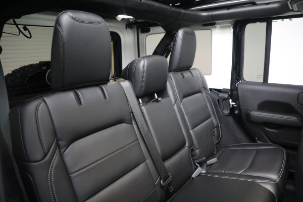 Used 2020 Jeep Wrangler Unlimited Sahara for sale Sold at Bugatti of Greenwich in Greenwich CT 06830 24