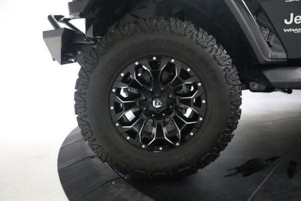 Used 2020 Jeep Wrangler Unlimited Sahara for sale Sold at Bugatti of Greenwich in Greenwich CT 06830 28