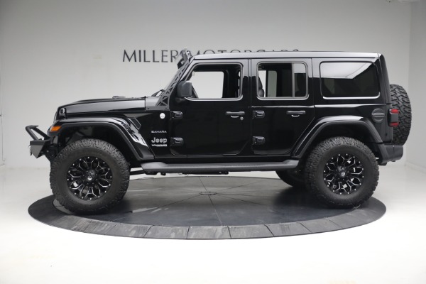 Used 2020 Jeep Wrangler Unlimited Sahara for sale Sold at Bugatti of Greenwich in Greenwich CT 06830 4