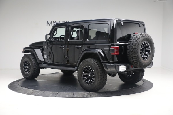 Used 2020 Jeep Wrangler Unlimited Sahara for sale Sold at Bugatti of Greenwich in Greenwich CT 06830 6