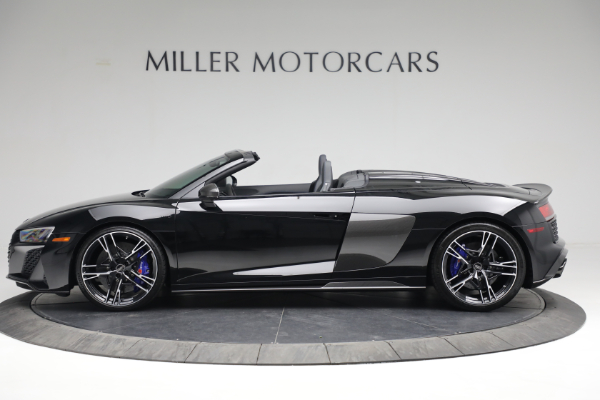Used 2022 Audi R8 5.2 quattro V10 perform. Spyder for sale Call for price at Bugatti of Greenwich in Greenwich CT 06830 3