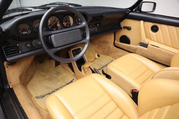 Used 1989 Porsche 911 Carrera Speedster for sale Sold at Bugatti of Greenwich in Greenwich CT 06830 25