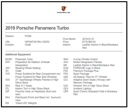 Used 2019 Porsche Panamera Turbo for sale $119,900 at Bugatti of Greenwich in Greenwich CT 06830 24