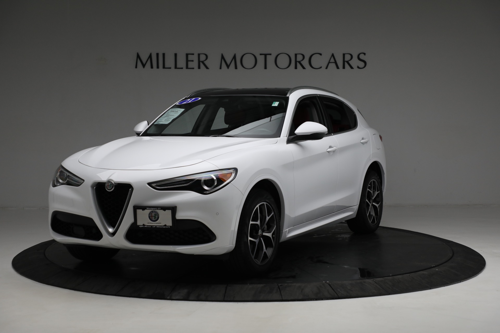 Used 2021 Alfa Romeo Stelvio TI for sale Sold at Bugatti of Greenwich in Greenwich CT 06830 1