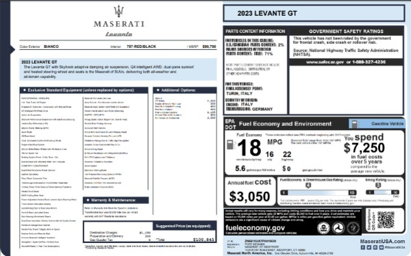 New 2023 Maserati Levante GT for sale $87,270 at Bugatti of Greenwich in Greenwich CT 06830 26