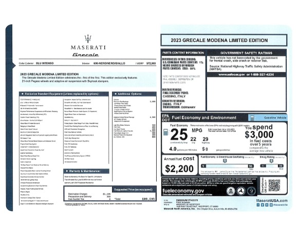 New 2023 Maserati Grecale Modena for sale Sold at Bugatti of Greenwich in Greenwich CT 06830 21