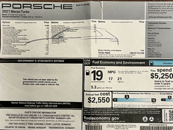 Used 2021 Porsche Macan Turbo for sale $84,900 at Bugatti of Greenwich in Greenwich CT 06830 25