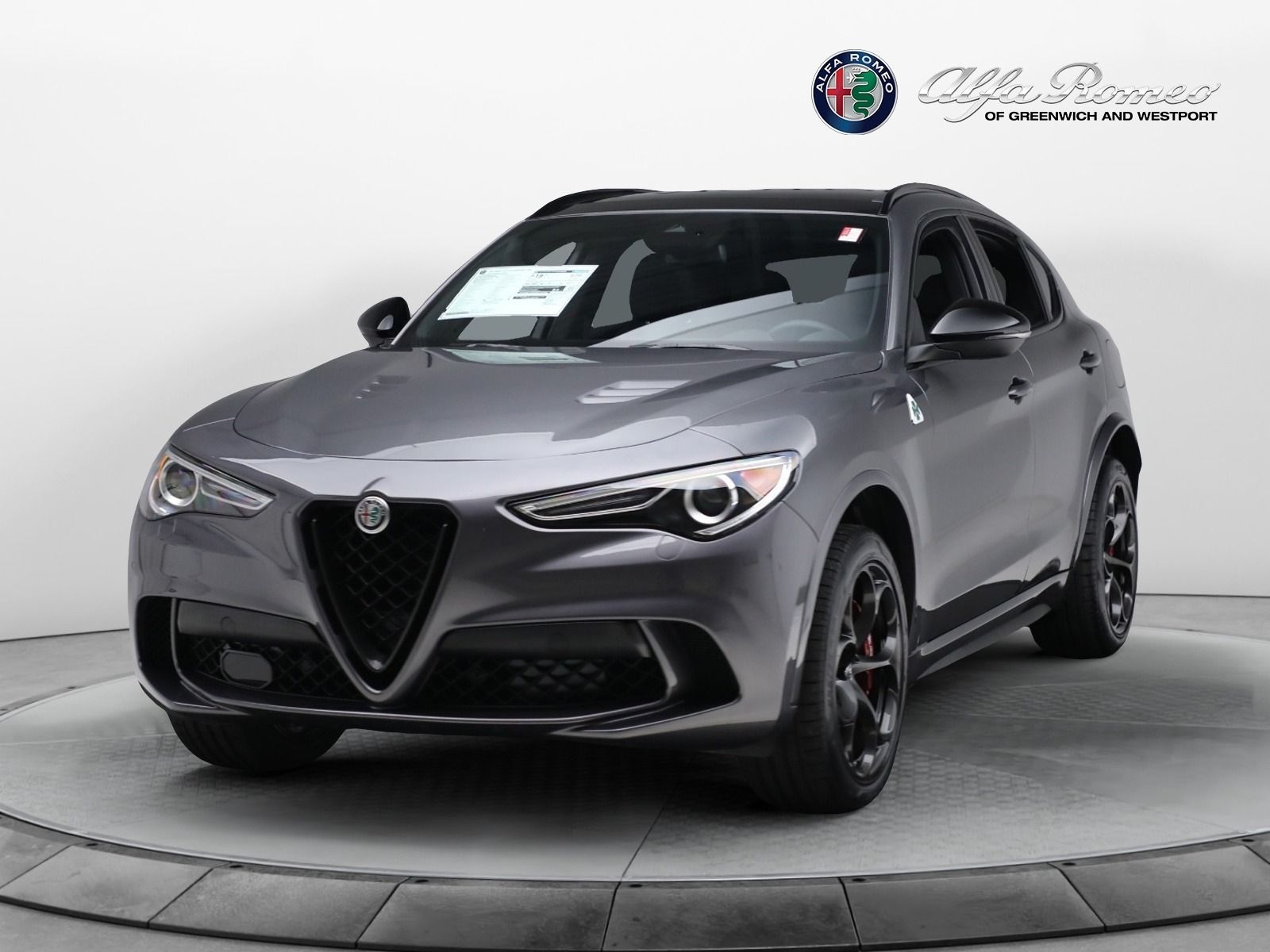New 2023 Alfa Romeo Stelvio Quadrifoglio for sale $91,670 at Bugatti of Greenwich in Greenwich CT 06830 1