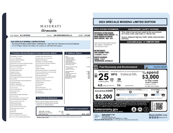 New 2023 Maserati Grecale Modena for sale $79,995 at Bugatti of Greenwich in Greenwich CT 06830 24