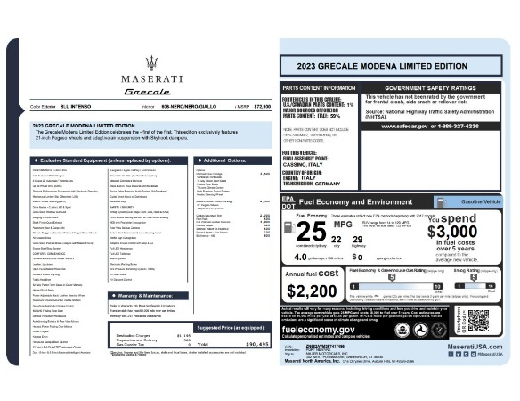 New 2023 Maserati Grecale Modena for sale Sold at Bugatti of Greenwich in Greenwich CT 06830 24