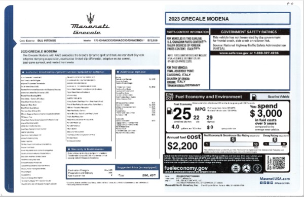 New 2023 Maserati Grecale Modena for sale Sold at Bugatti of Greenwich in Greenwich CT 06830 24