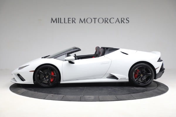 Used 2021 Lamborghini Huracan LP 610-2 EVO Spyder for sale Sold at Bugatti of Greenwich in Greenwich CT 06830 3