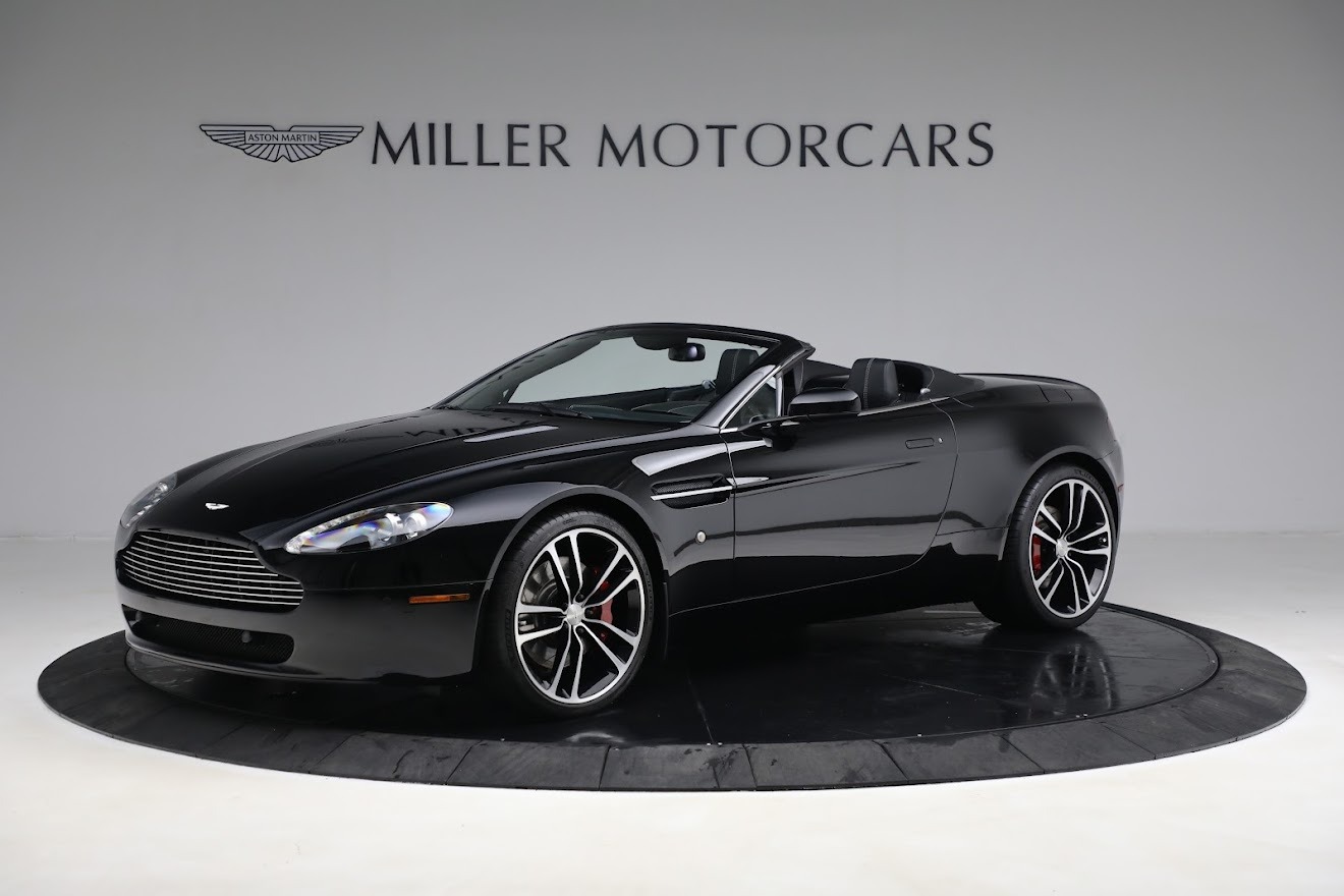 Used 2009 Aston Martin V8 Vantage Roadster for sale Sold at Bugatti of Greenwich in Greenwich CT 06830 1