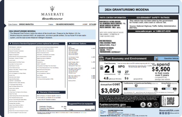 New 2024 Maserati GranTurismo Modena for sale Sold at Bugatti of Greenwich in Greenwich CT 06830 23