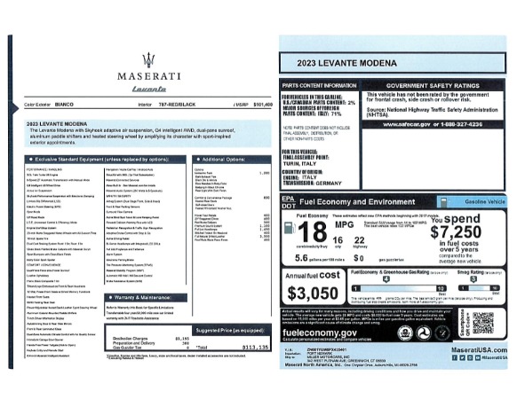 New 2023 Maserati Levante Modena for sale Sold at Bugatti of Greenwich in Greenwich CT 06830 22