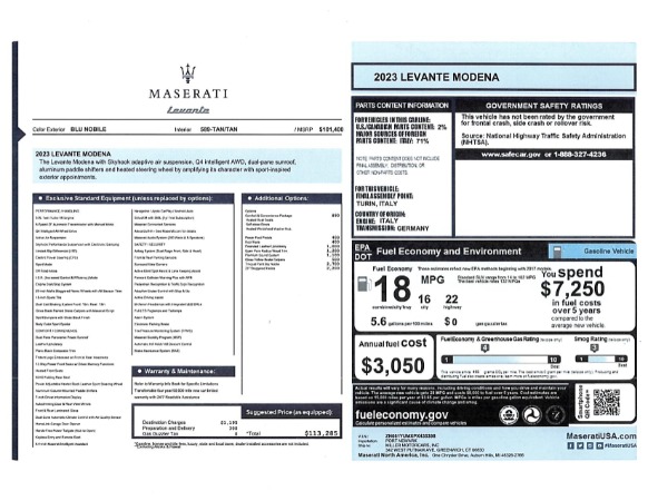 New 2023 Maserati Levante Modena for sale Sold at Bugatti of Greenwich in Greenwich CT 06830 28