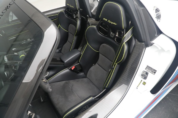 Used 2015 Porsche 918 Spyder for sale Call for price at Bugatti of Greenwich in Greenwich CT 06830 22