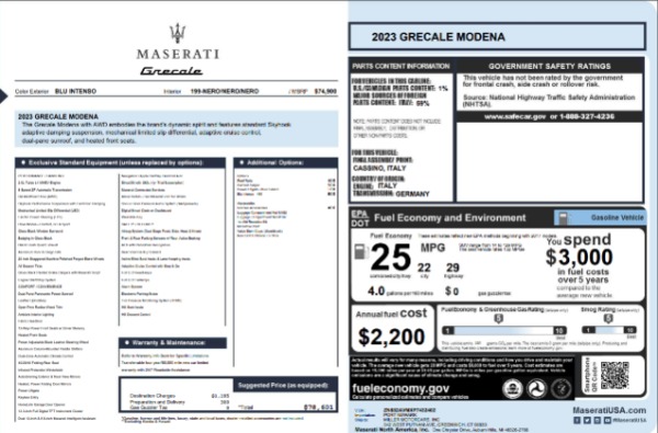 New 2023 Maserati Grecale Modena for sale Sold at Bugatti of Greenwich in Greenwich CT 06830 28