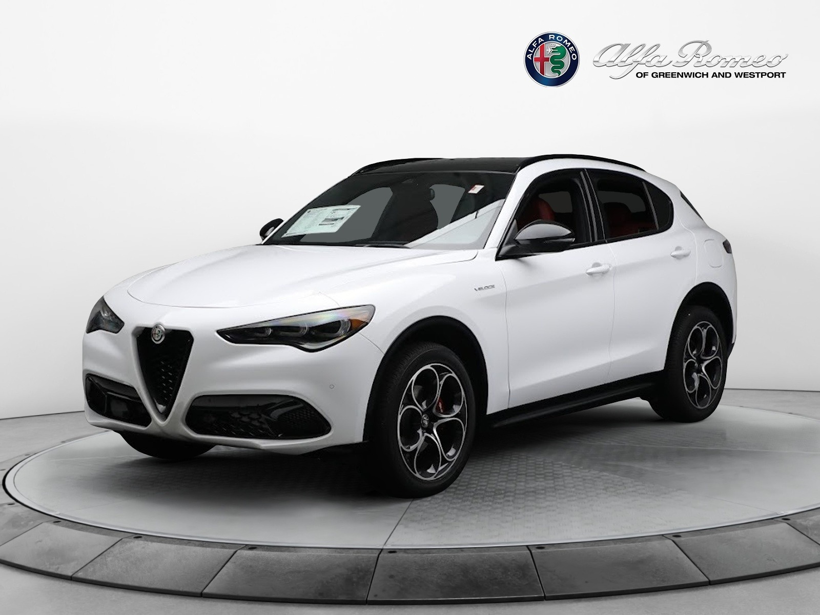 New 2024 Alfa Romeo Stelvio Veloce for sale $57,395 at Bugatti of Greenwich in Greenwich CT 06830 1