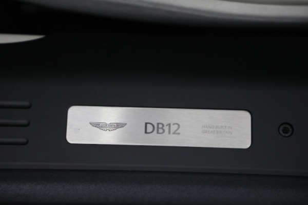 New 2024 Aston Martin DB12 Volante for sale $333,100 at Bugatti of Greenwich in Greenwich CT 06830 25