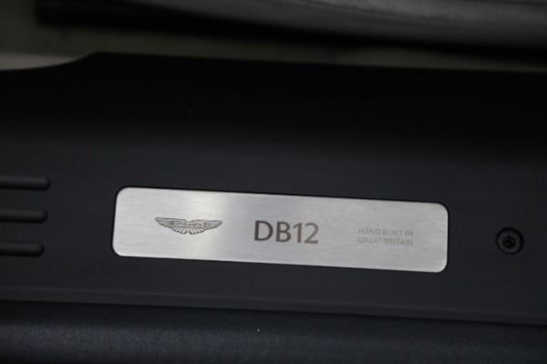 New 2024 Aston Martin DB12 Volante for sale $349,100 at Bugatti of Greenwich in Greenwich CT 06830 27