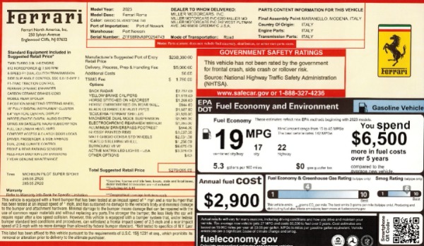 Used 2023 Ferrari Roma for sale Sold at Bugatti of Greenwich in Greenwich CT 06830 2