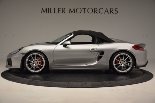 Used 2016 Porsche Boxster Spyder for sale Sold at Bugatti of Greenwich in Greenwich CT 06830 14