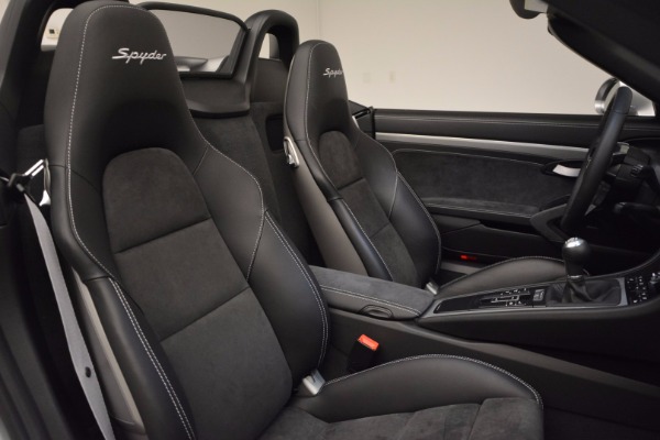 Used 2016 Porsche Boxster Spyder for sale Sold at Bugatti of Greenwich in Greenwich CT 06830 25