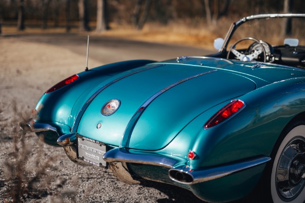Used 1958 Chevrolet Corvette 283/290HP for sale Sold at Bugatti of Greenwich in Greenwich CT 06830 11