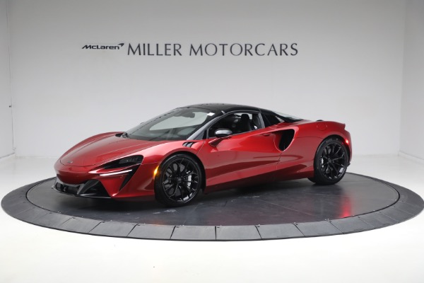New 2025 McLaren Artura Spider TechLux for sale $331,008 at Bugatti of Greenwich in Greenwich CT 06830 14
