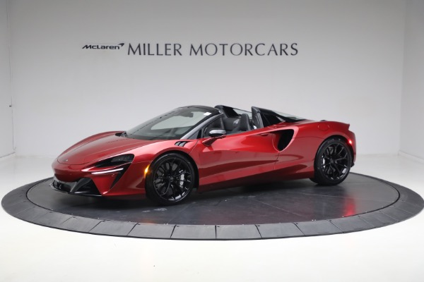 New 2025 McLaren Artura Spider TechLux for sale $331,008 at Bugatti of Greenwich in Greenwich CT 06830 2