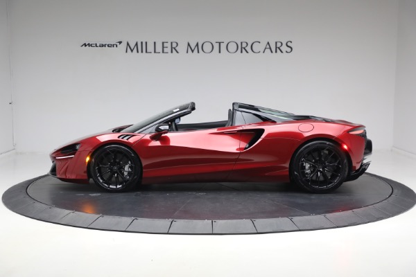 New 2025 McLaren Artura Spider TechLux for sale $331,008 at Bugatti of Greenwich in Greenwich CT 06830 3