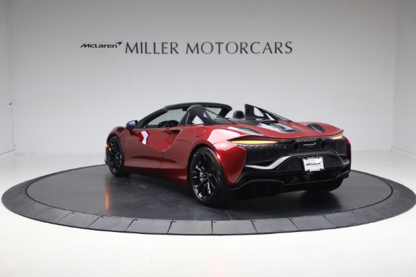 New 2025 McLaren Artura Spider TechLux for sale $331,008 at Bugatti of Greenwich in Greenwich CT 06830 5