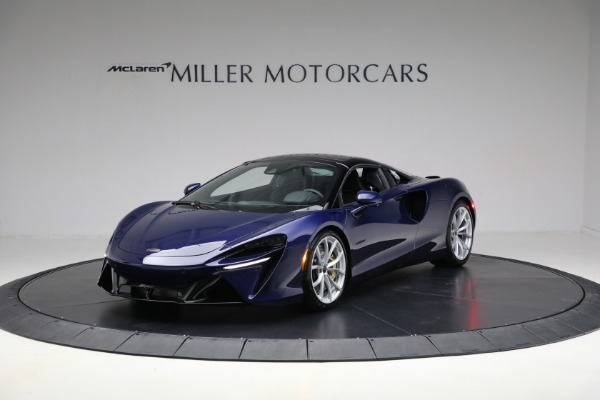 New 2025 McLaren Artura Spider TechLux for sale $327,158 at Bugatti of Greenwich in Greenwich CT 06830 22